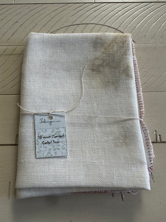 28 Count Zweigart Cashel Linen - Fat Quarter